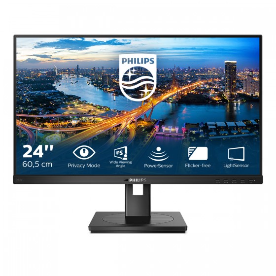 MON 23,8IPS MONITOR PRIVACY HDMI D P DVI VGA MM REG ALT PIVOT