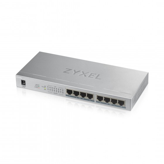 SWITCH 8P GIGABIT POE FINO 60W