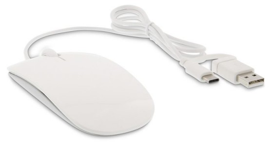 MOUSE USB-C LMP WHITE ITALIA