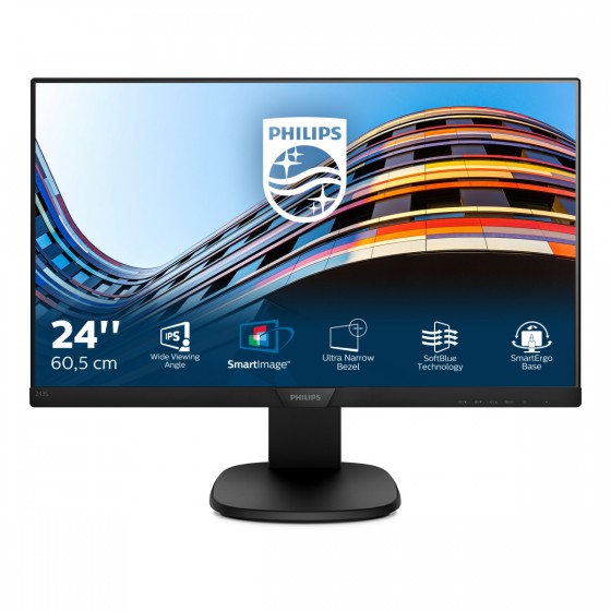 MON 23,8IPS MM VGA HDMI VESA 5MS PHILIPS 243S7EHMB 16:9 PIVOT